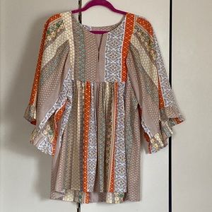 70’s Vintage Handmade Festival Top